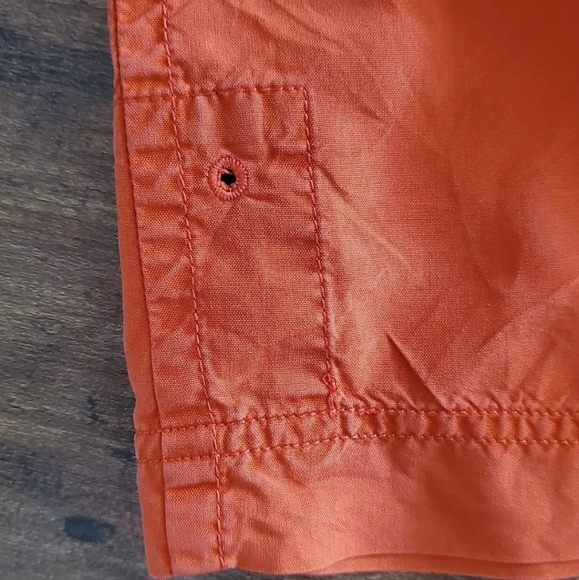 Marc Jacobs orange silk button back blouse top size S 10 uk - Picture 6 of 9